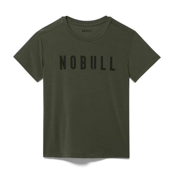 Dark Army Women's NOBULL Tee Silhouette Angle.