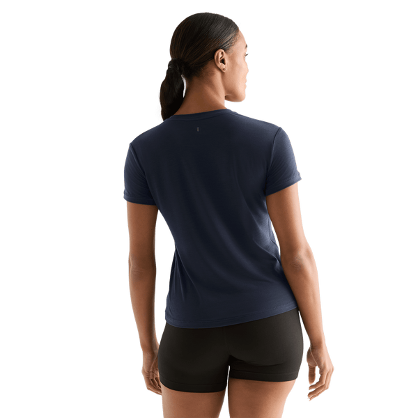 Night Navy Women's NOBULL Tee Back Angle.