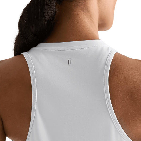 White Women's NOBULL High-Neck Tank U Logo Angle.