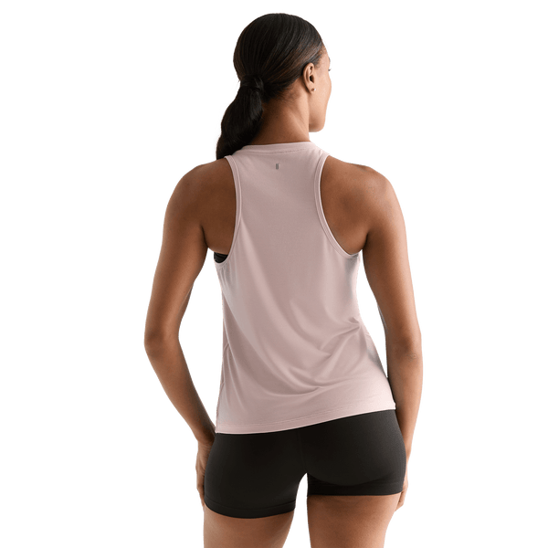 Dusty Rose Women's NOBULL High-Neck Tank Back Angle.