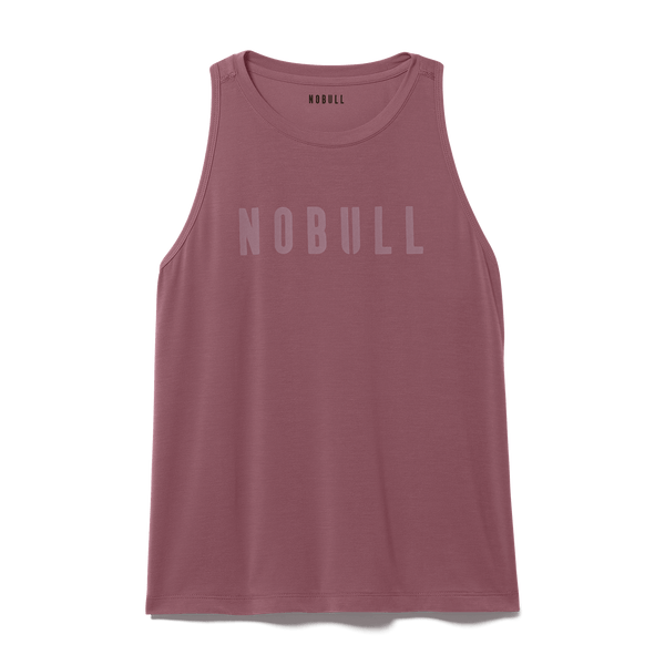 Shadow Rose Women's High-Neck Tank Silhouette Angle.