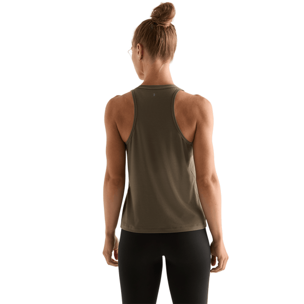 Dark Fallen Rock Women's NOBULL High-Neck Tank Back Angle.