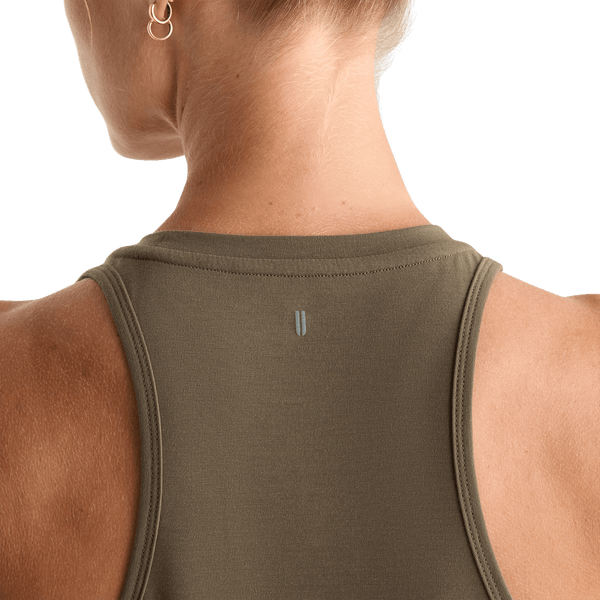 Dark Fallen Rock Women's NOBULL High-Neck Tank U Logo Angle.