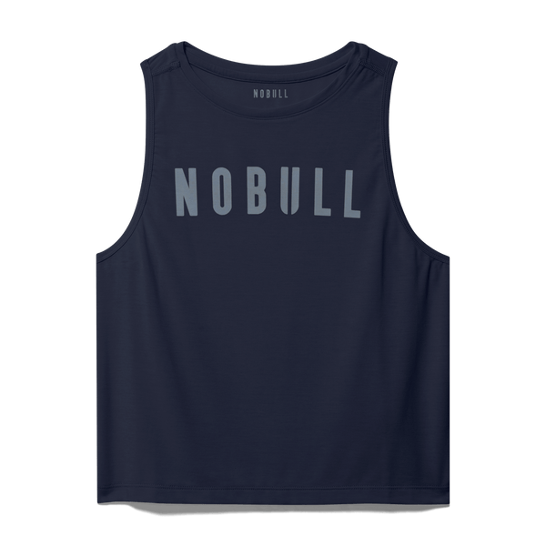 Night Navy Women's NOBULL Muscle Tank Angle.