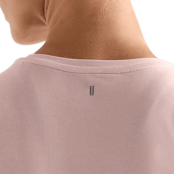 Dusty Rose Women's NOBULL Muscle Tank U Logo Angle.