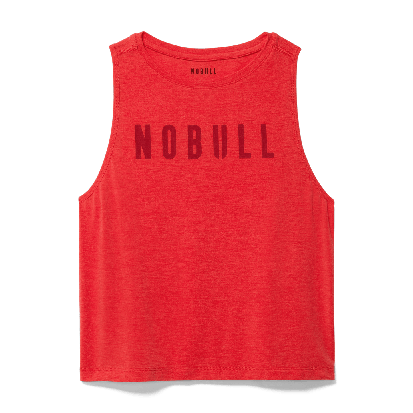 Crimson Women's NOBULL Muscle Tank Silhouette Angle.