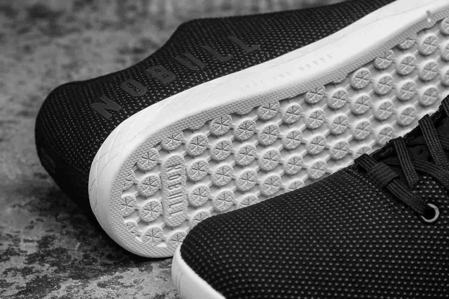 Men's Black White Outwork Shoes | NOBULL