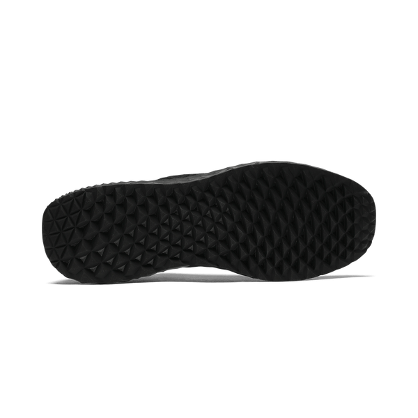 Women's Black Allday Knit Shoes Bottom Angle