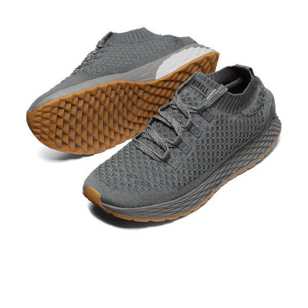 Men's Green Slate Allday Knit Shoes Angled