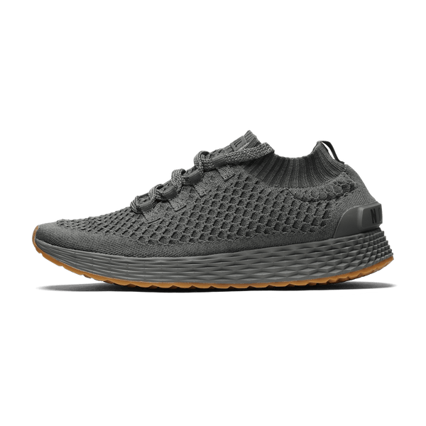 Men's Green Slate Allday Knit Shoes Side Angle