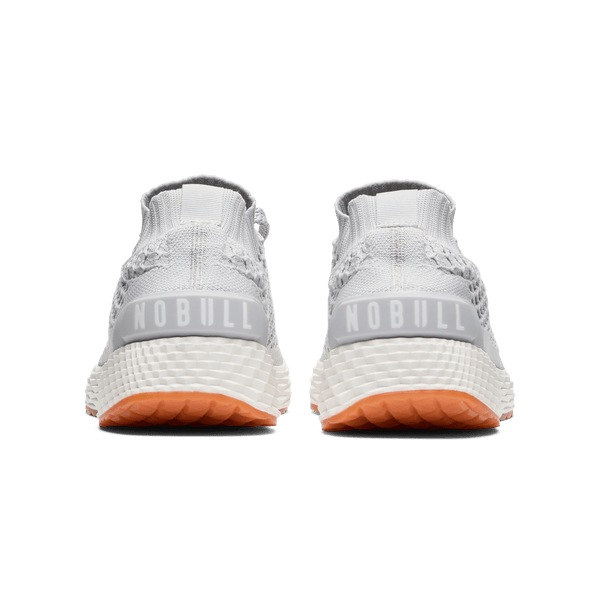 Light Grey Allday Knit Shoes Back Angle
