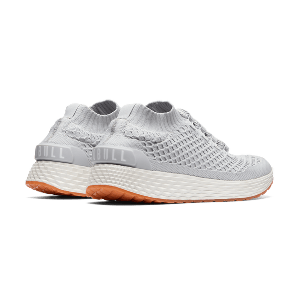 Light Grey Allday Knit Shoes Back Side Angle