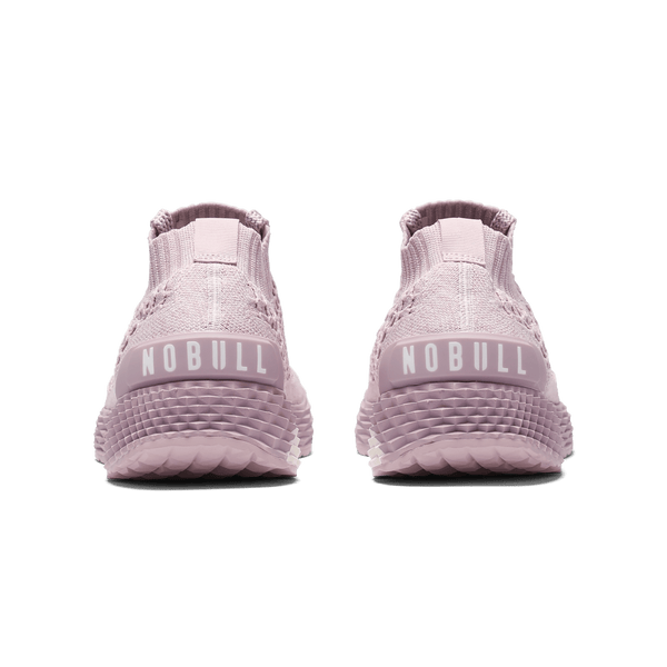Men's Lilac Allday Knit Shoes Back Angle