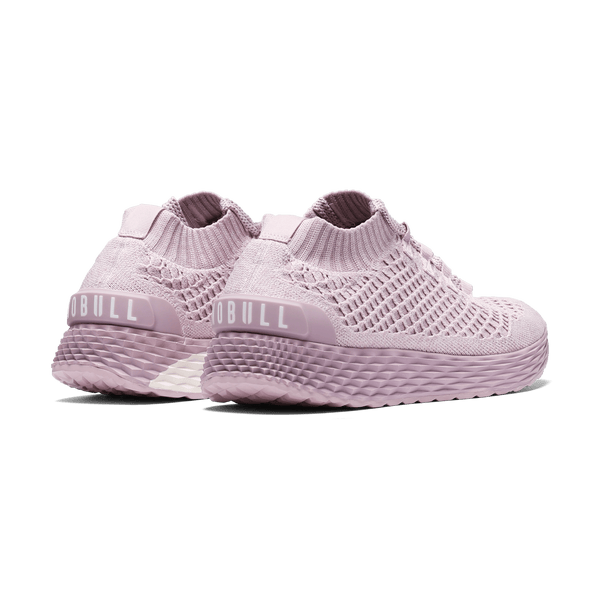 Men's Lilac Allday Knit Shoes Back Side Angle