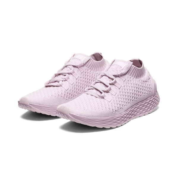 Men's Lilac Allday Knit Shoes Front Side Angle