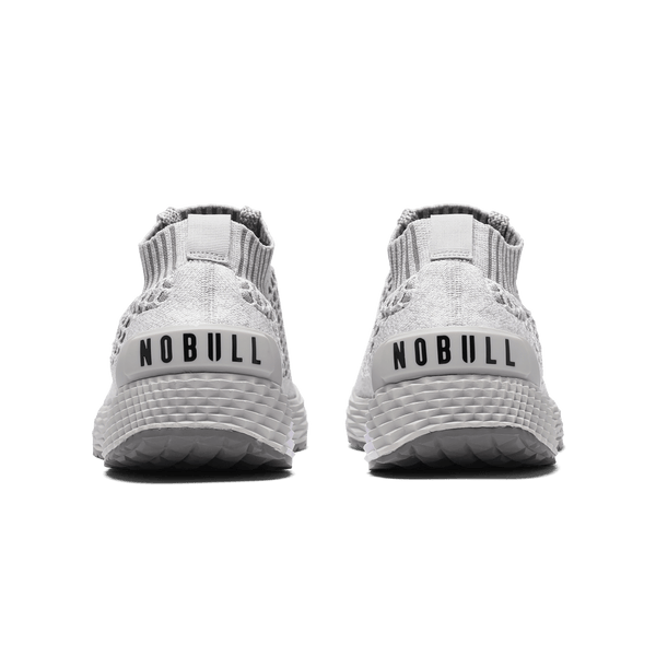 Men's Cool Grey Allday Knit Shoes Back Angle
