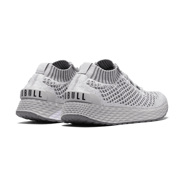 Men's Cool Grey Allday Knit Shoes Back Angle