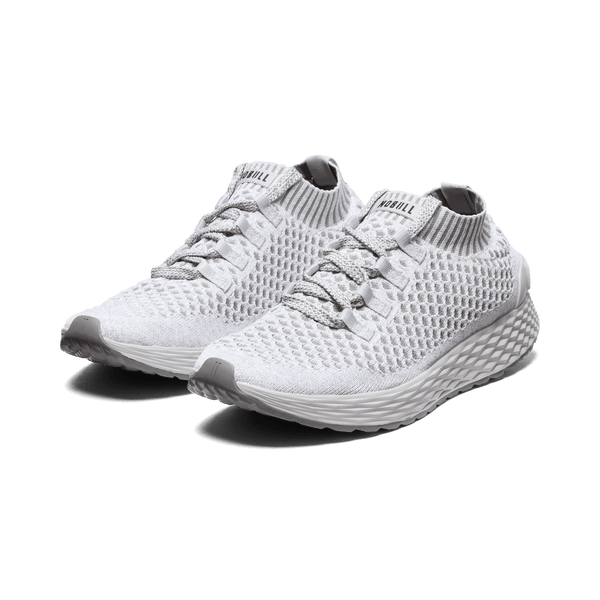 Men's Cool Grey Allday Knit Shoes Front Side Angle