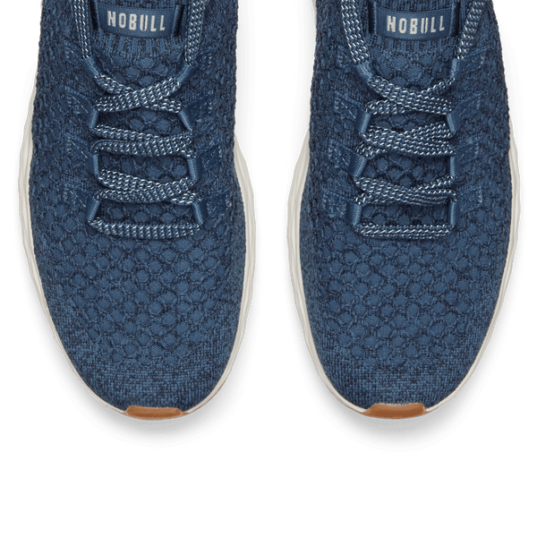 Shadow Navy Allday Knit Shoes Above Toe Box Angle