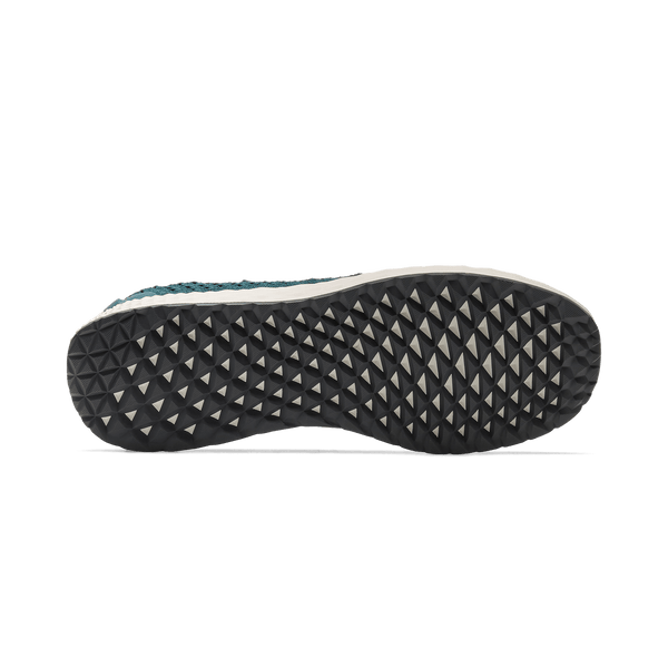 Dark Teal Allday Knit Shoe Bottom Angle.