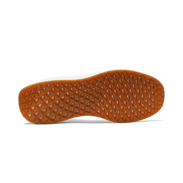 Women's White Allday Knit Shoes Bottom Angle