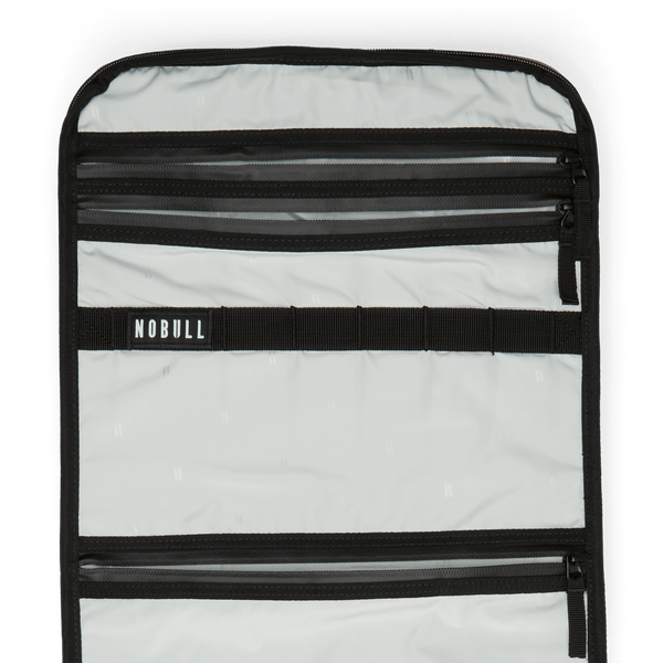 バッグ nobuling Black Waxed Canvas Duffleback | NOBULL