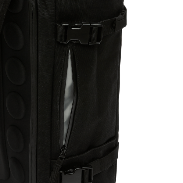 Black Waxed Canvas Duffleback | NOBULL