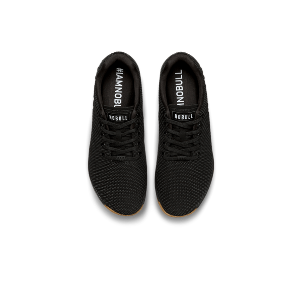 Men's Black Gum Outwork Shoes Above Angle