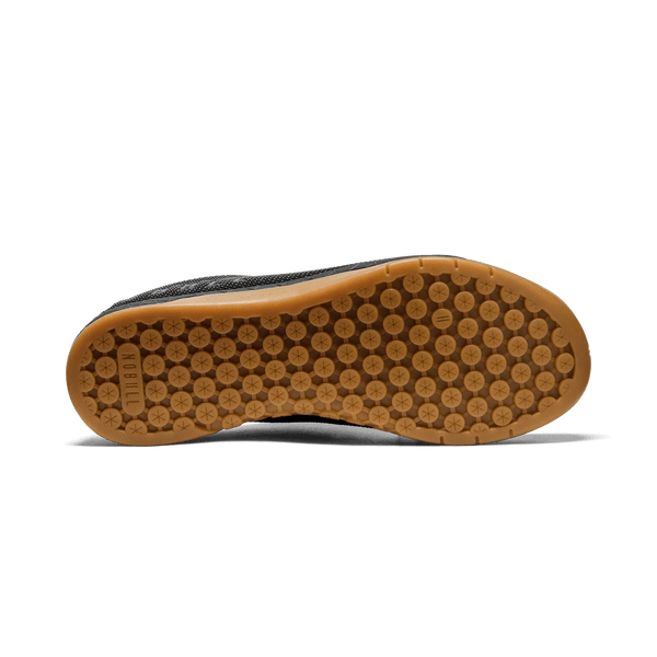 Men's Black Gum Outwork Shoes Bottom Angle