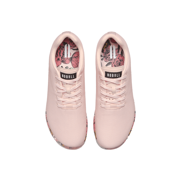 Women's Rose Butterfly Outwork Shoes Above Angle