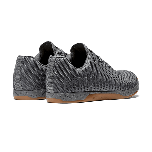 Women's Dark Grey Gum Outwork Shoes Back Side Angle