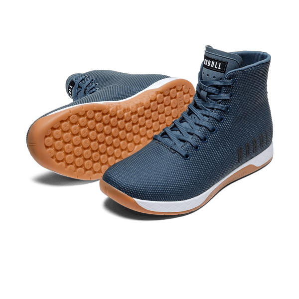 Men's Denim Outwork High-Top Shoes Angled