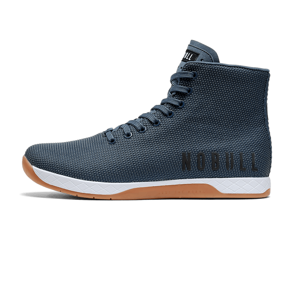 Men's Denim Outwork High-Top Shoes Side Angle