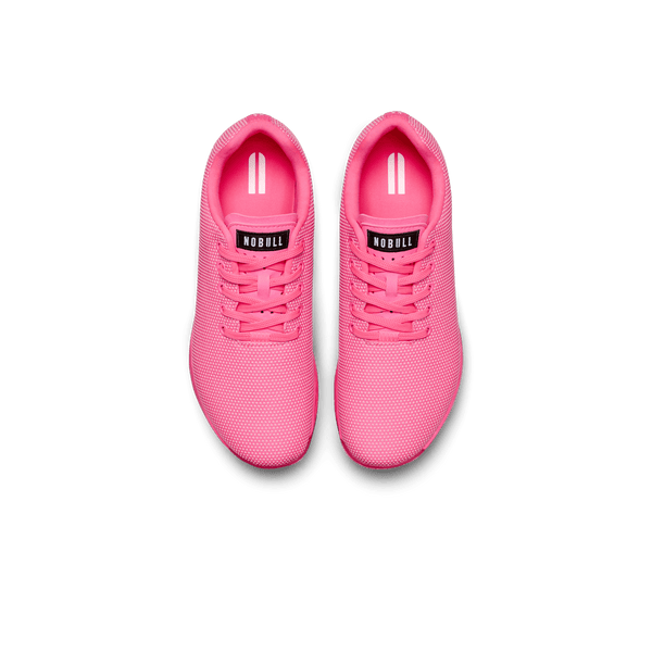 Women's Neon Pink Outwork Shoes Above Angle