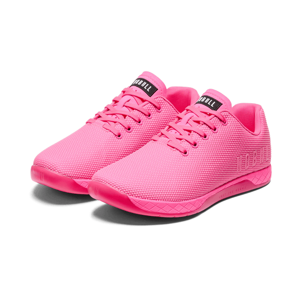 Women's Neon Pink Outwork Shoes Front Side Angle