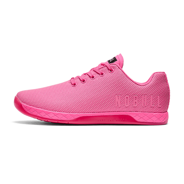 Women's Neon Pink Outwork Shoes Side Angle