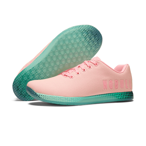 Pink Burst Energy Outwork Shoe Angled.