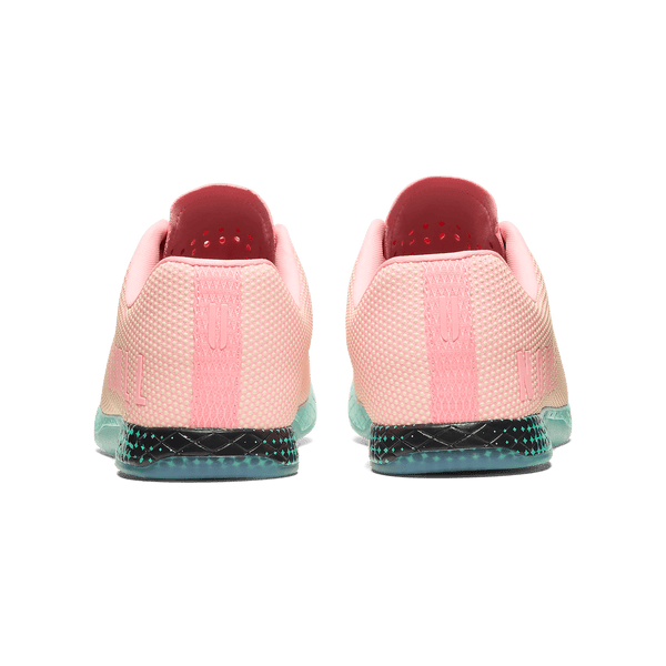 Pink Burst Energy Outwork Shoe Back Angle.