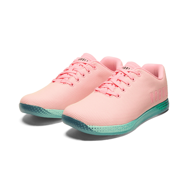 Pink Burst Energy Outwork Shoe Front Angle.