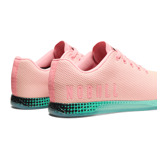 Pink Burst Energy Outwork Shoe Back Angle.