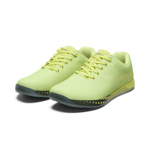 Vivid Lime Energy Outwork Shoe Front Side Angle.