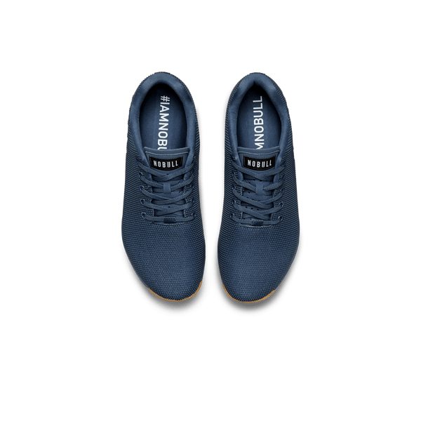 Women's Navy Gum Outwork Shoes Back Above Angle