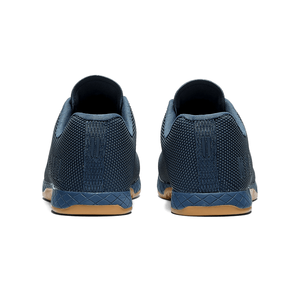 Women's Navy Gum Outwork Shoes Back Angle