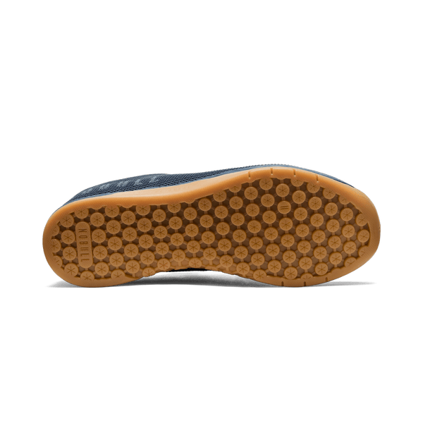 Women's Navy Gum Outwork Shoes Bottom Angle
