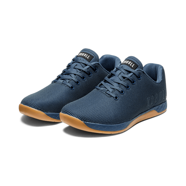 Women's Navy Gum Outwork Shoes Back Front Side Angle