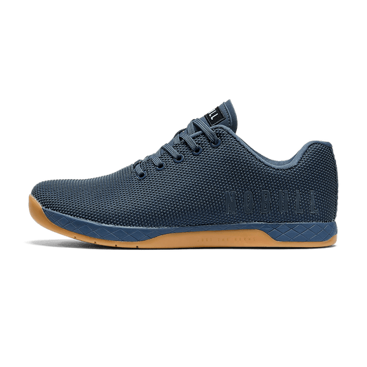 Women's Navy Gum Outwork Shoes Side Angle