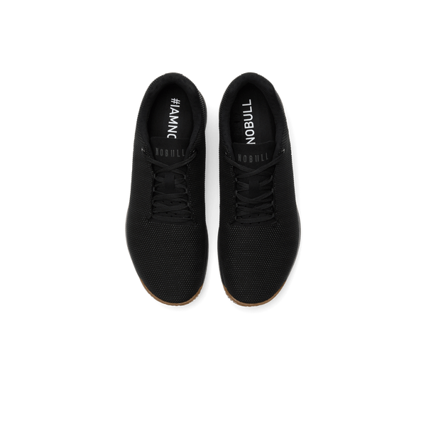 Men's Black Gum Outwork Edge (Impact) Shoes Above Angle