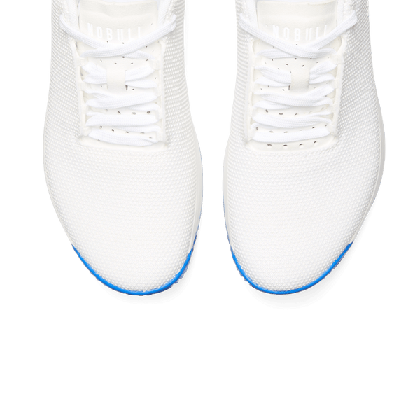 White Royal Blue Outwork Edge (Impact) Shoes Above Toe Box Angle
