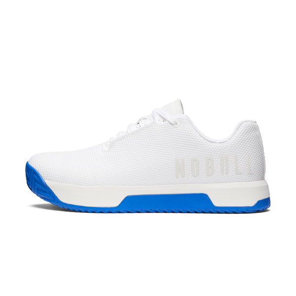 White Royal Blue Outwork Edge (Impact) Shoes Side Angle