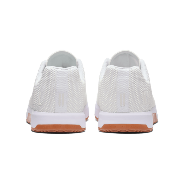 Men's White Gum Outwork Edge (Impact) Shoes Back Angle